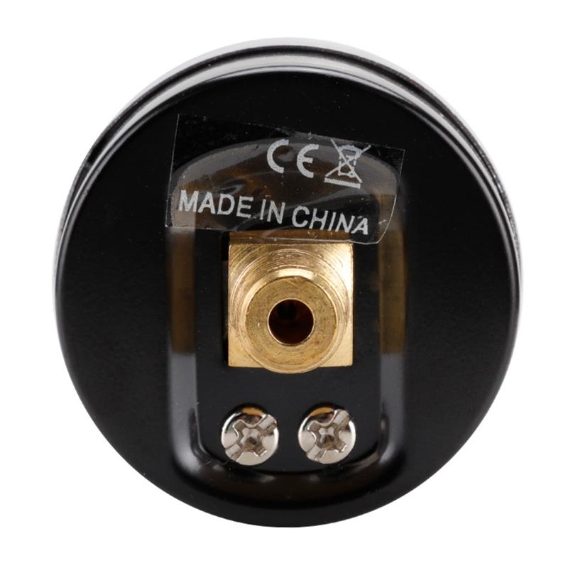 Upgraded Pressure Gauge 1/8" Thread Pressure Gauge Mini Pressure Gauge Steel for Shell & Brass Thread Shatter-proof Gaug