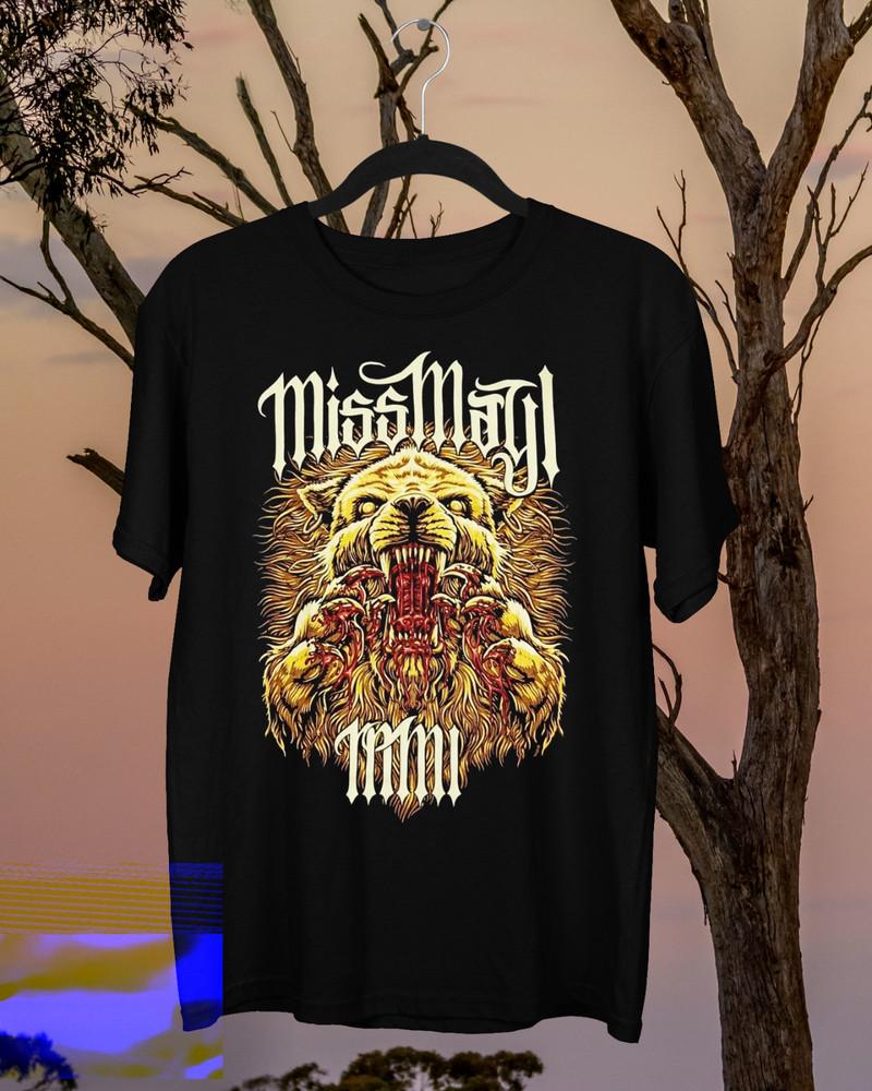 MISS MAY I ХЕВИ-МЕТАЛ КОР ХАРД-РОК БАНДА Хлопок Черный Все Размеры Футболка CS633 Унисекс Футболка XXXL