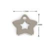 50Pcs Geometric Pendant Stainless Steel Charms For Women Kids Necklace Bracelet DIY Jewelry Making Accessories