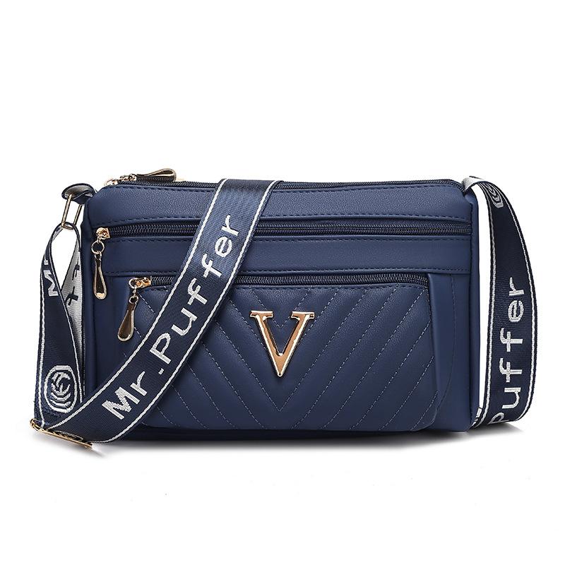 New Spring and Summer Style Medium Shoulder Bag Large Capacity Water Resistant PU Crossbody Bag Women's Bag