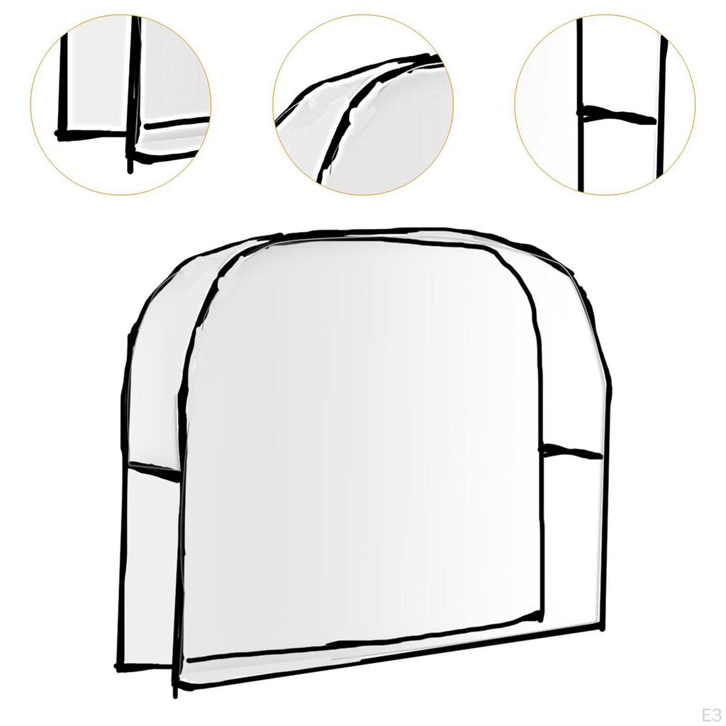 Barber Salon Chair Back Cover PVC Professional Clear Prevents Damage Protector