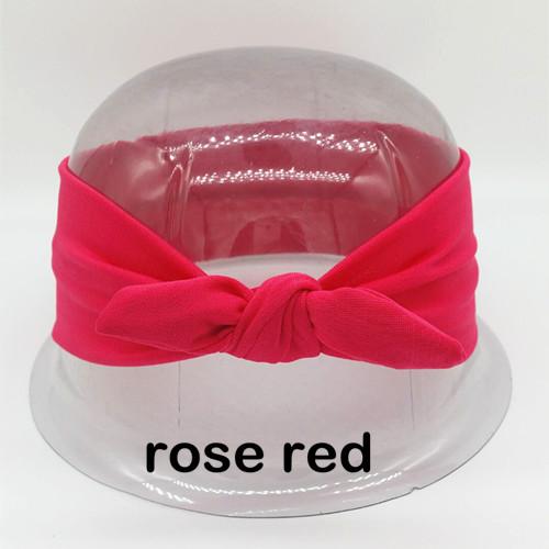 Cute Rabbit Ear Headbands for Women Girls Knot Hairbands Bunny Head Bands Yoga Turban Headwrap Bandana Bowknot Hair Accessories