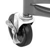 Drywall Lifter for Wall Panels and Ceiling Mounting: Load Capacity 68 kg, Height 140-335 cm Adjustable, Foldable, 3 Brake Wheels