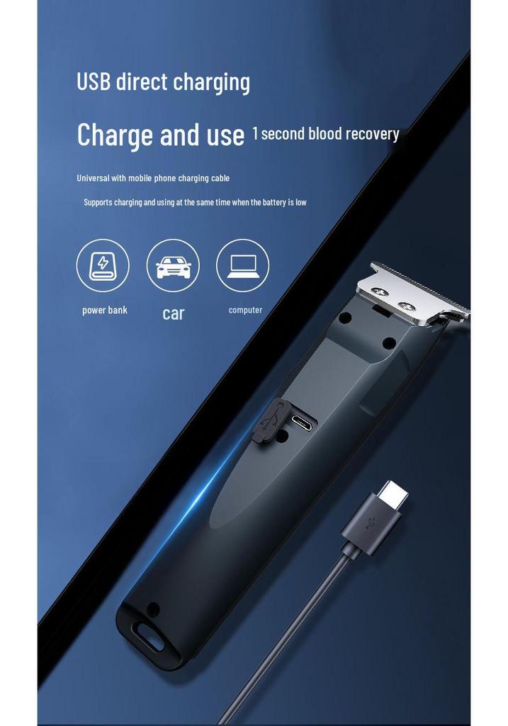 Universal Electric Hair Trimmer and Engraving Clipper for Household Use