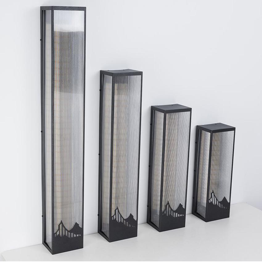 Outdoor Waterproof Wall Lamp Pillar Porch Light Door Post Gate lamp Courtyard Wall Lamp Outdoor Balcony Headlight Lighting