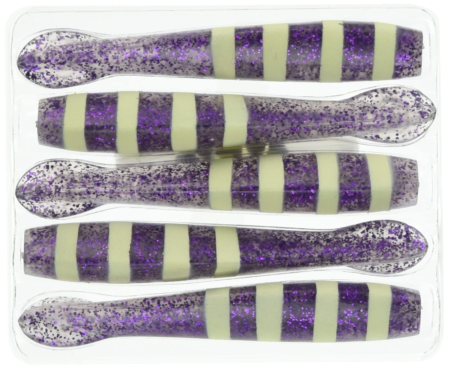 Cormoran Aqua Wave Spark 75 Purple Zebra Glow Worm #S49