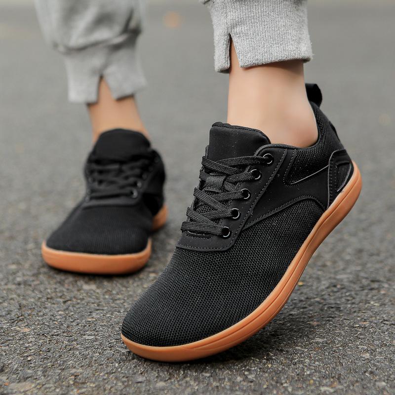 2024 Width Toe Men Women Casual Walking Shoes Soft Comfortable Size 47 46 Daily Wide Barefoot Shoes Lace-up Outdoor Sports Shoes