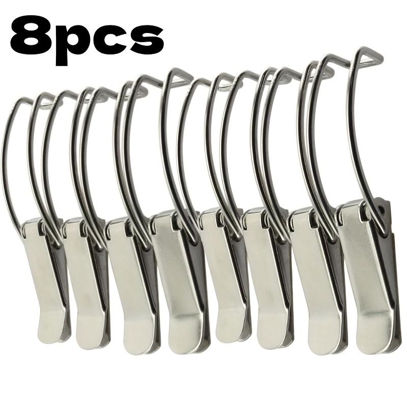 

8Pcs Heavy Duty Spring Hasp Toggle Latch for Wood Box Engineering Water Tank Toolboxes Iron Bucket Lid