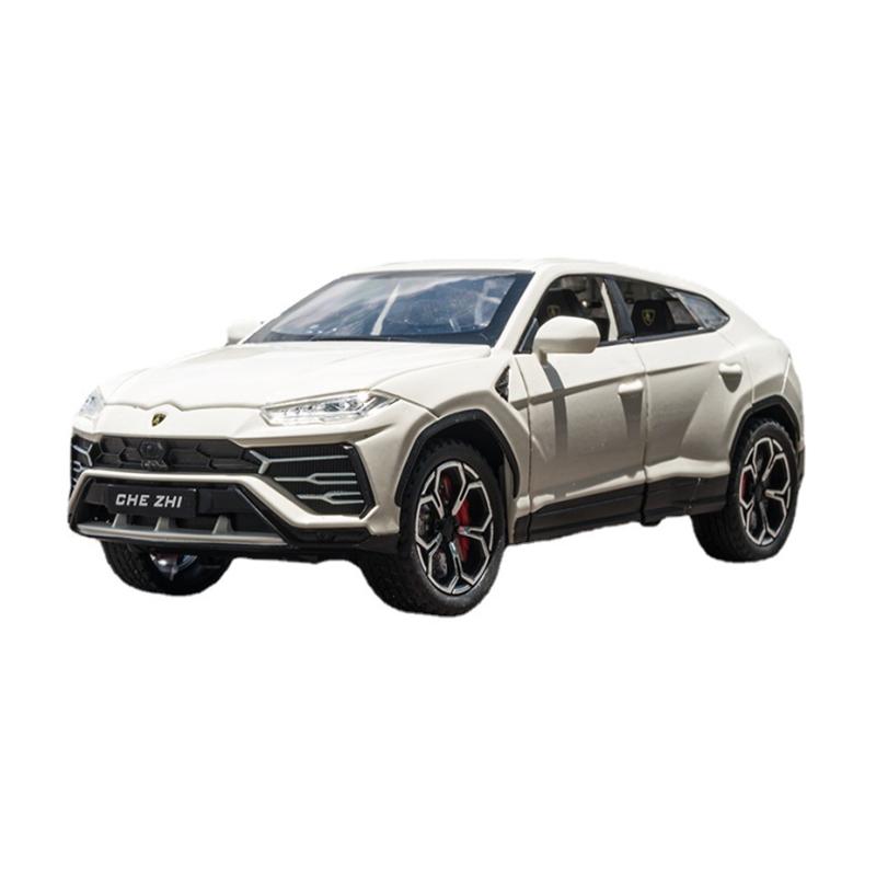 1/24 Lambos URUS Bison SUV Coupe Alloy Car Model Sound and Light Simulation Car Decoration Collection Toy Gift