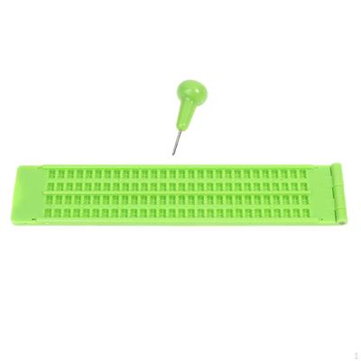 Materiale de învățare pentru scrierea în braille Tastatură portabilă pentru practicarea începătorilor