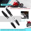 Motocyklowy tylny podnóżek z gumową nakładką dla Ducati Monster 1200 937 821 1200 S 821 Stripes Podnóżki Podnóżki Pedały