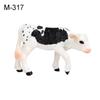 Realistic Cow Cattle Figurine Model Crafts Ornaments Educational Kids Toy Gift