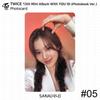 Twice 13th Mini Album With YOU-th Youth Photocard Poster Film Sticker Sana KPOP K-POP