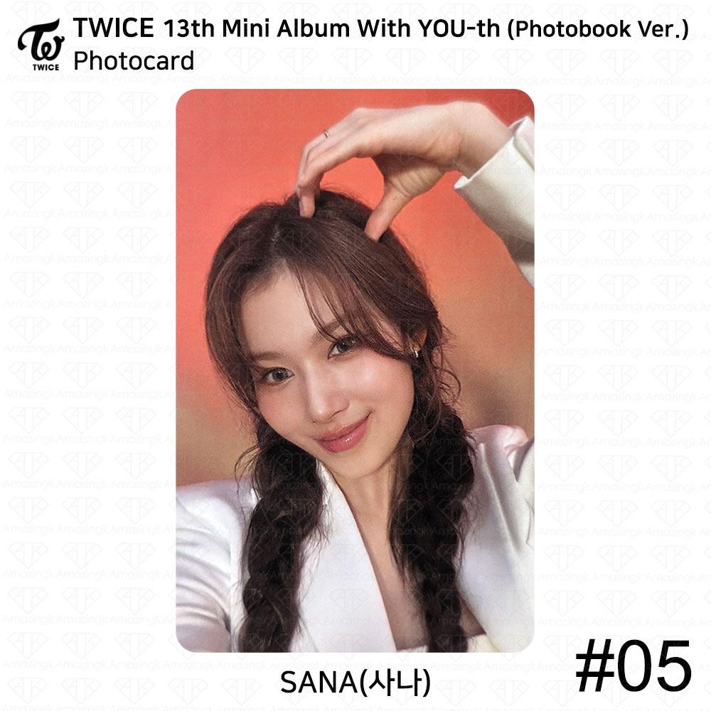 Twice 13th Mini Album With YOU-th Youth Photocard Poster Film Sticker Sana KPOP K-POP
