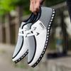 Leder Herren Schuhe Sneakers Trend Casual Schuh Italienische Atmungsaktive Freizeit Herren Sneakers Rutschfeste Schuhe Herren Vulkanisierte Schuhe
