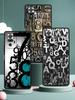 Number Pattern Phone Case Cover for Redmi 14C 10C Note 15 14 13 12 10 11 K40 Pro Plus 5G Soft TPU Shockproof Shell Fundas Capas