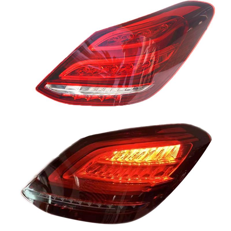 Mercedes-Benz W205 C-Class Taillight Upgrade: C180/C200/C300/C400 Old To New Model Rear Light Assembly