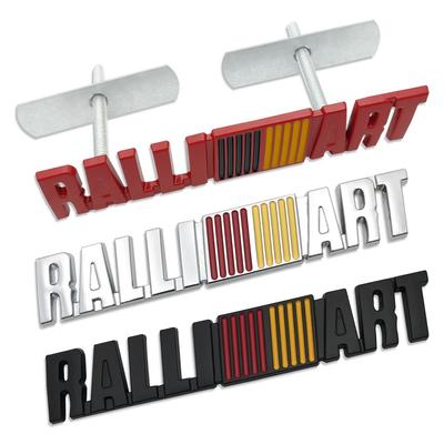 3D kovový styl auta RalliArt Přední mřížka Znak Nálepka Znak na kufr auta Pro RalliArt Lancer Ralli Art 9 10 Asx