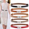 Contemporary Waist Adjustable Belt With Sleek Metal Buckle For Elegant Dresses In Colors Fall