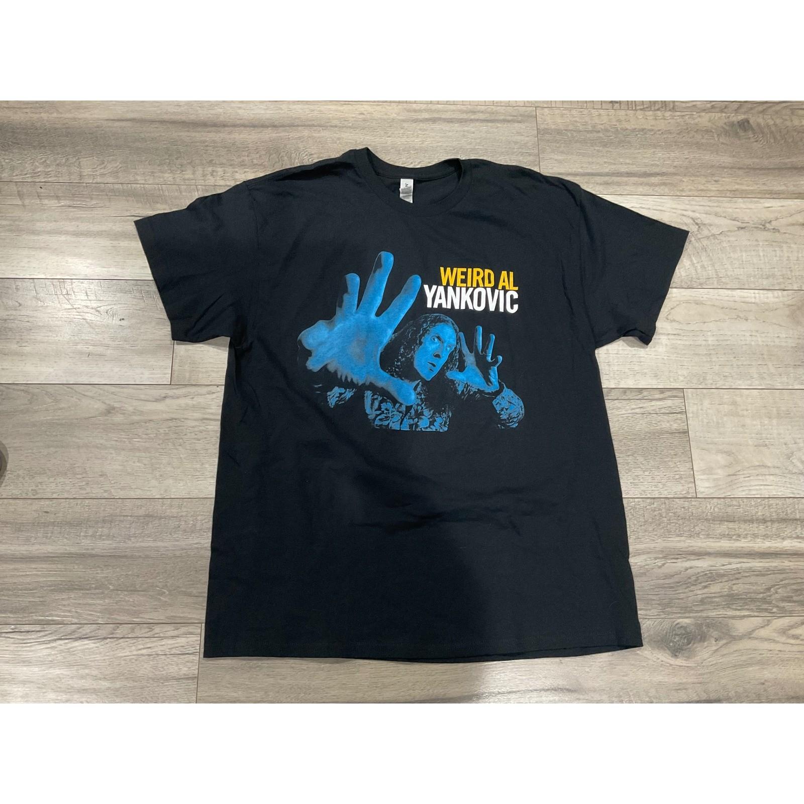 Weird Al Yankovic Ill-Advised Vanity Tour T-Shirt Black XL Gildan 2022 Unisex T-Shirt XXL