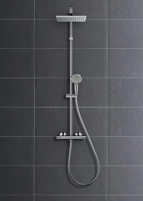 Colonne de douche thermostatique hansgrohe vernis shape 230 chromé