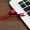 Baseus Yiven 1,8 m rotes geflochtenes Lightning-Kabel