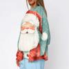 Women's Christmas Print Crewneck Sweatshirt, Lightweight Casual Trendy Pullover for Holiday Wear