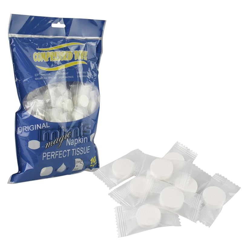 

INDIGOLD disposable towel compression Individual packaging travel goods compact Face wash/body wash rehydrate with water 100 pieces 22cm×20cm