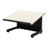 Portable Tabletop Lectern with Bookstop Oak Color Rectangular MDF, Carbon Steel User-friendly Reading Surface for Restaurants