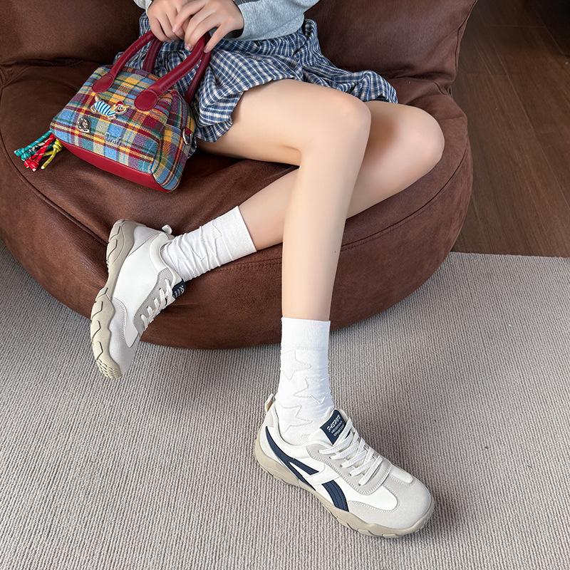 Thick-soled Women's Autumn New Versatile Retro Casual Sneakers Lightweight