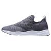 Furylite Slip On Jersey Fabric Synthetic Leather Comfortable Low Top Lifestyle Casual Shoes Women Sneaker Gray White AR3047