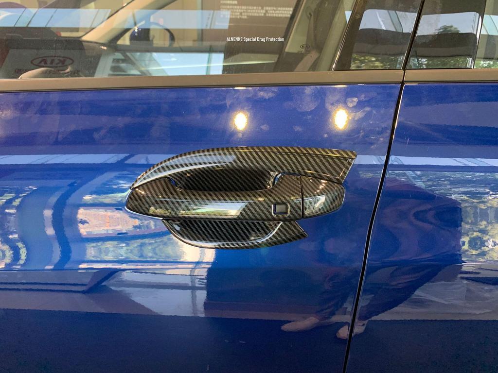 Compatible with 20 Kia K5 Models: Rearview Mirror, Door Handle, Fog Light, and Edge Trim Covers