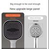New 13cm Large Panel Shower Head Adjustable 3 Modes High Pressure Massage Shower Head Filter Element Bathroom Accessories Tools