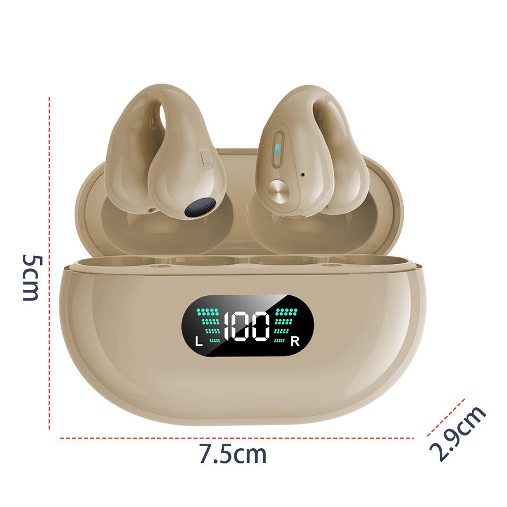 

Wireless AI Translators Headphones Smart Language Translation Ear Clips Bluetooth 5.4 144 Languages Real-time Translator Earbuds