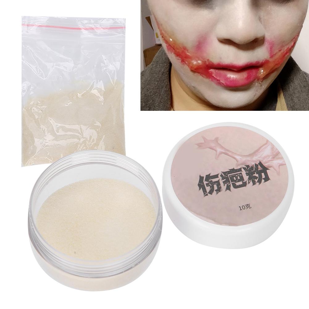 Fake Wound Scars Powder Reusable Halloween Makeup Putty Natural Costume Makeup Tool