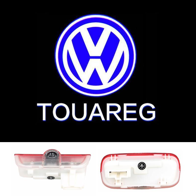 2 stuks Auto Deur Welkom Verlichting LED Lamp voor VOLKSWAGEN VW R LINE Rline Golf Tiguan CC Touareg Jetta Passat T-ROC Sharan Touran Bu2 wzpc7