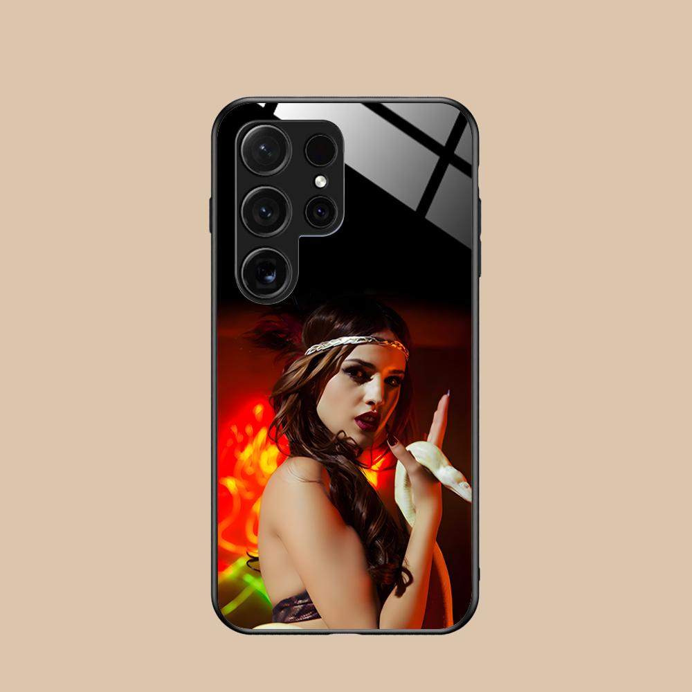 

Модный прозрачный чехол для мобильного телефона Eiza Gonzalez для Samsung Galaxy A56 55 54 53 52 51 36 35 34 23 16 15 5G Цветная крышка Galaxy A32 5G