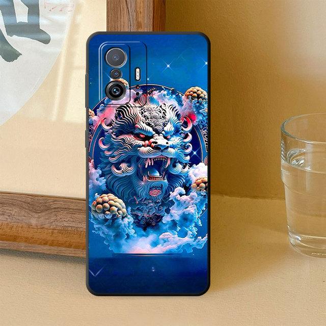 

Силиконовый чехол для телефона Samsung Galaxy S23 5g S22 S20 Note 20 Ultra 10 Plus 8 9 S21, модный чехол с китайским тигром и драконом Samsung Note 20