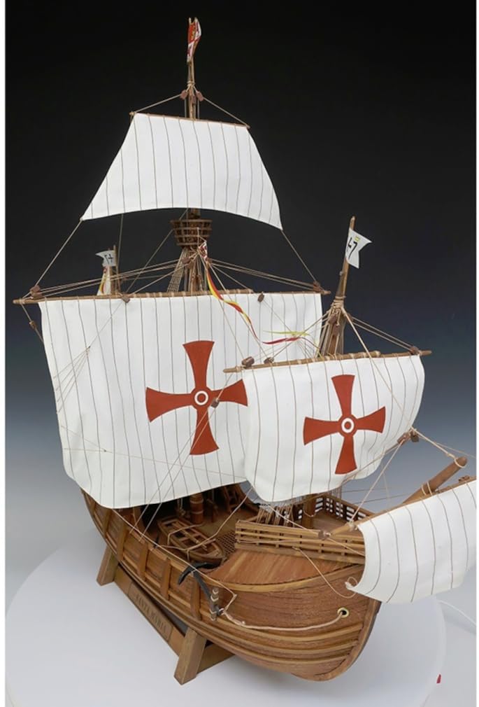 Woody Joe Santa Maria Wooden Model Assembly Kit 1/50 (Ship)