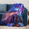 Tuniu Santa Claus Galaxy Christmas Blanket Sofa Bed Throw Warm Cozy Gift for Kids Adults