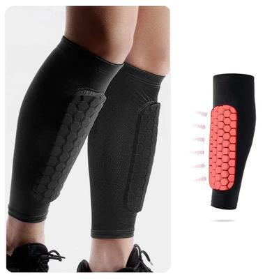 Honingraat Voetbal Scheenbeschermers Voetbalbeschermers Sport Legging Scheenbeschermers Beenmouwen Beschermende Uitrusting Scheenbeschermer