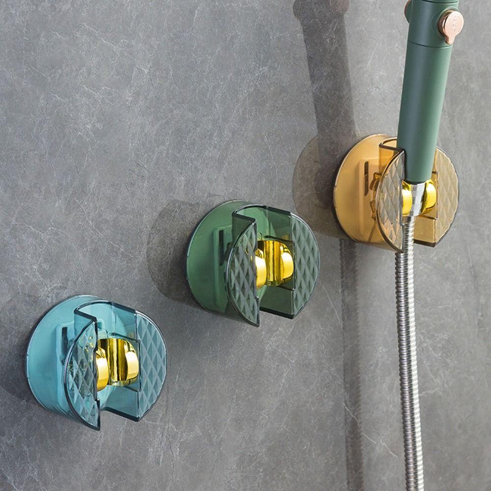 

Self-Adhesive Shower Bracket Plate Bracket Bathroom Hooks Removable Fixed Base Home