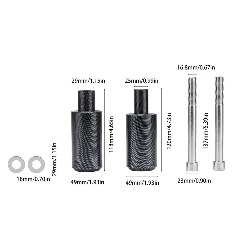 Motorradrahmenschieber Ep Evotech Body Slider Passend für Suzuki GSXR 1000 2003-2004 / Honda CBR 600 Rr 2003-2006