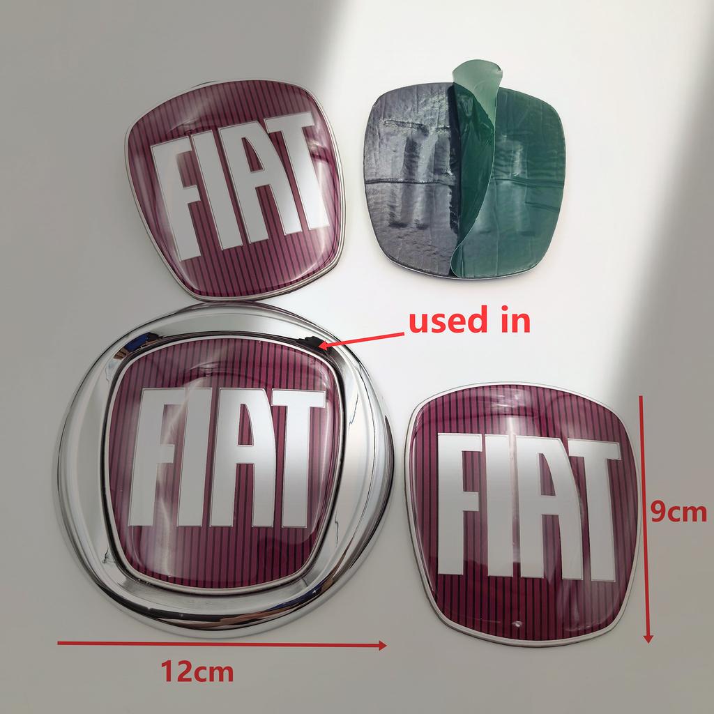 1 STK FIAT Emblem Auto Frontgrill Hinterer Stoßfänger Heckklappe Kofferraum Emblem 63mm 85mm 90mm 95mm 100mm 120mm 9cm 12cm 8.5cm 9.5cm 10cm