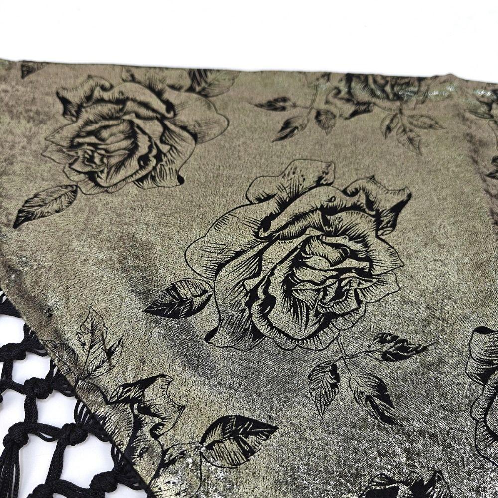 Chinese Style Triangular Waist Belt Printing Ethnic Style Trim Butt Curtain Irregular Hem Ruched Triangular Waistband Adult