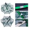 Fishing Shrimp Cage Baits Mesh Net Foldable Fish Trap Cage 6/8 Hole Folding Fishing Net Automatic Fishing Trap Net