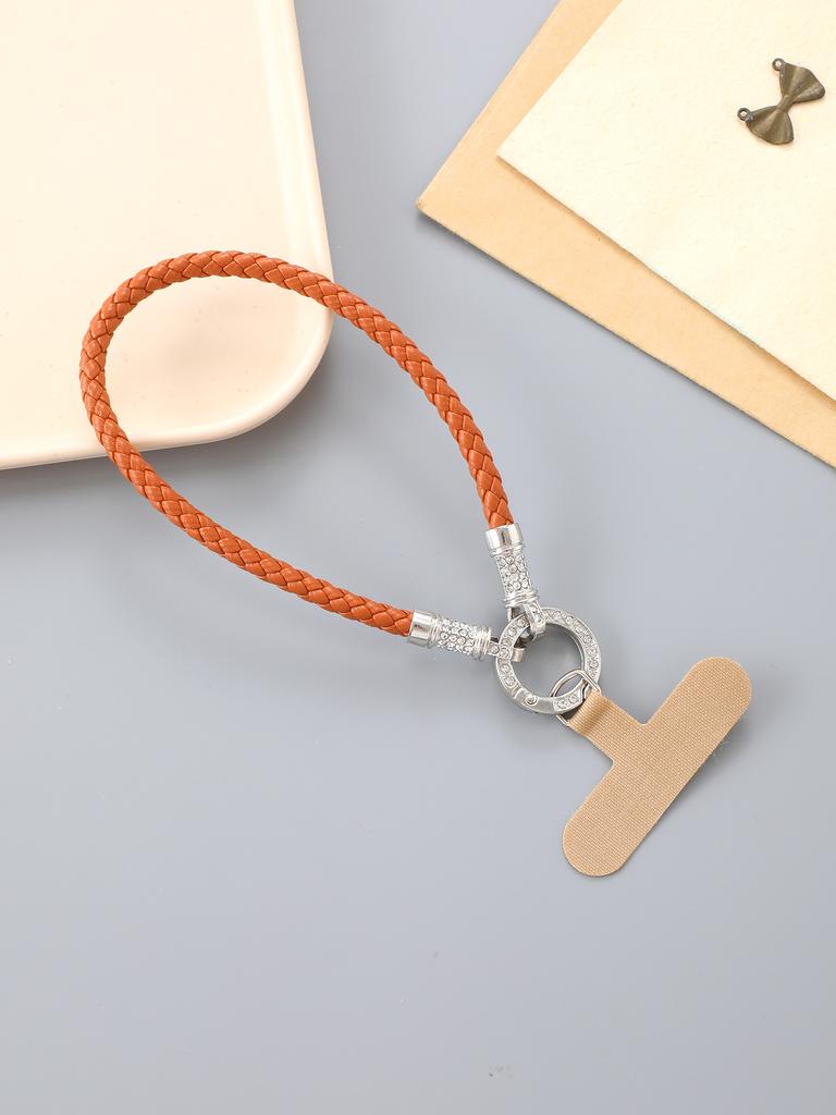 Creative New PU Leather Rope Mobile Phone Hanging Rope Neck Hanging Rope Hand Rope Mobile Phone Chain Hanging Decoration