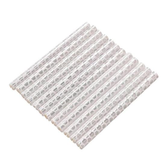 

12 шт. Клипсы для крепления спиц на ободе колеса велосипеда, светоотражающая трубка, предупреждающая световая полоса серебряный