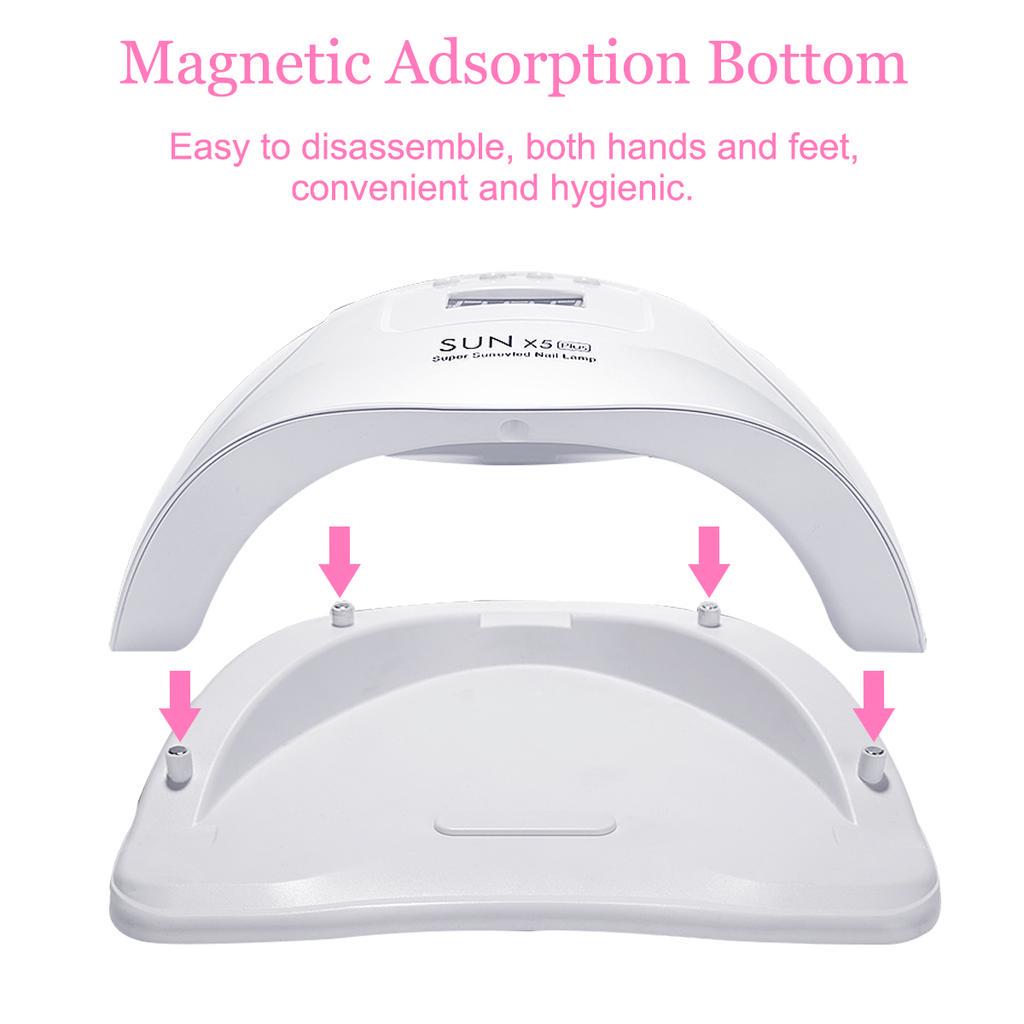 110W SUN X5 Plus Nail Dryer LCD LED Dryer Nail Lamp UV Curing Gel Polish Auto Sensing Lamp For Nails