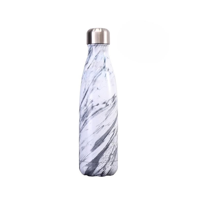 304 Stainless Steel Thermos Outdoor Sports Bowling Cup A Marble Coke Bottle Kettle.